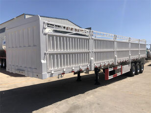 New 3 axles side wall 30t 40t cargo semitrailer + grain semi-trailer