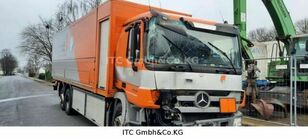 damaged Mercedes-Benz 2536 Actros ADR box truck