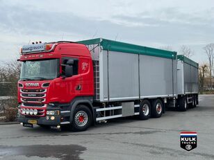 Scania R 520 6X2/4 ** WALKING FLOOR COMBINATION NEW CONDITION! / 92 M3 box truck