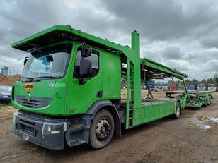 Renault Premium 410 car transporter + car transporter trailer