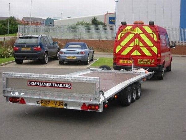 new Brian James Trailers TT-T-303 car transporter trailer