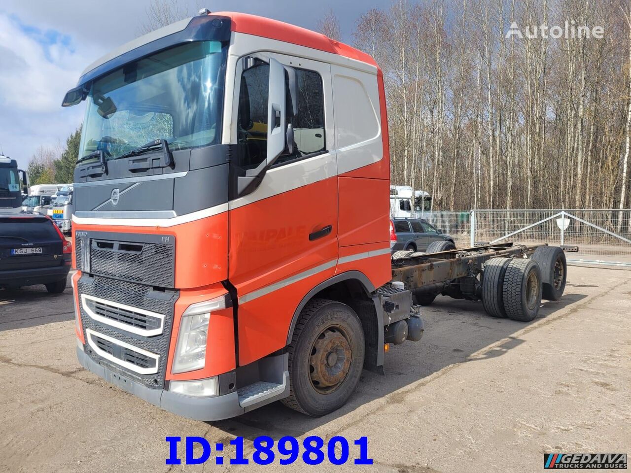 Volvo FH13 500HP 6x2 Euro6 chassis truck