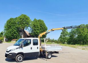 IVECO Daily 35C15 Doka Flatbed Crane Effer 28/3S  flatbed truck < 3.5t