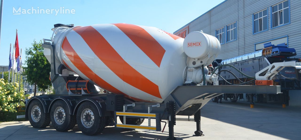 new Semix 12 m³ Betonska mešalica concrete mixer semi-trailer