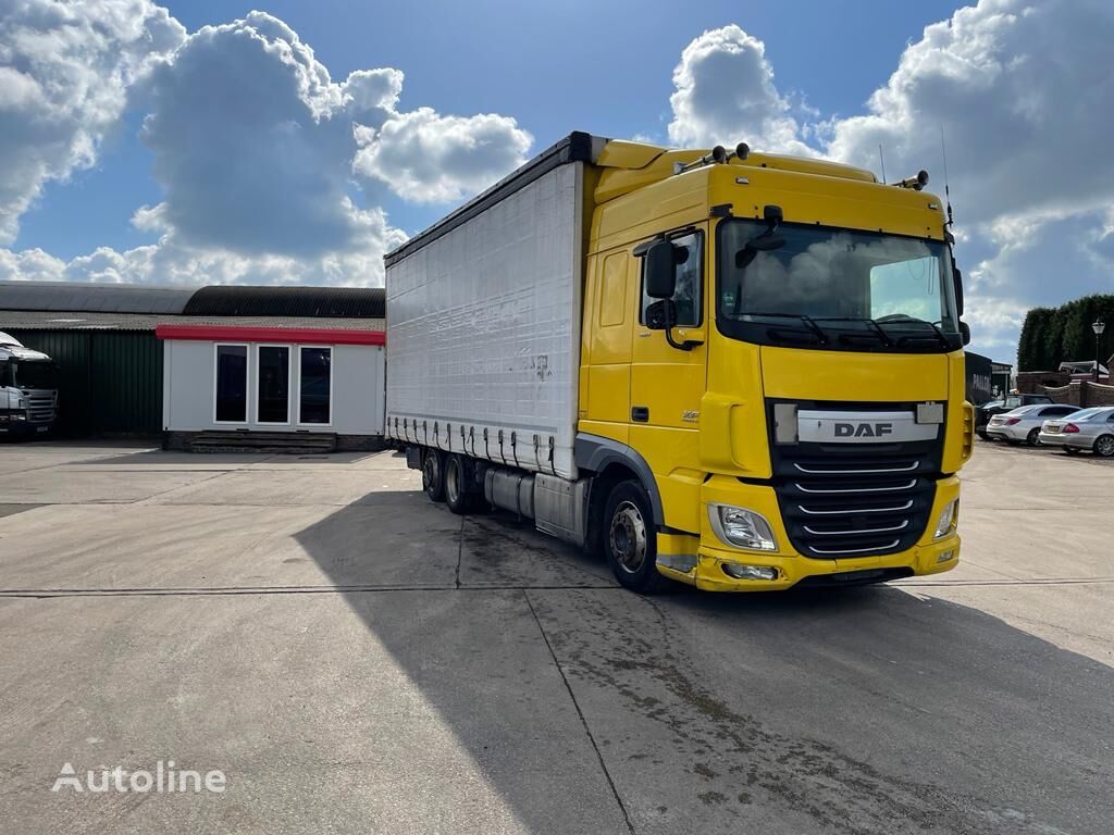 DAF XF460 curtainsider truck + curtain side trailer