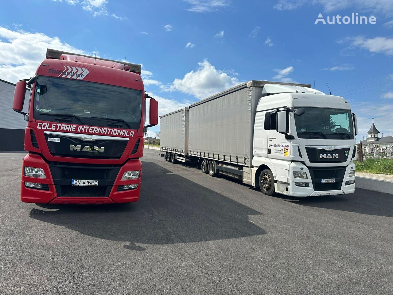 MAN TGX 24.440 curtainsider truck