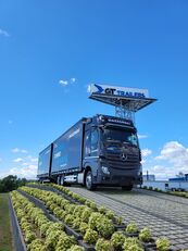 new Mercedes-Benz P6X2 LOW curtainsider truck + curtain side trailer