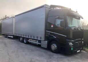 new Renault RENAULT TRUCKS T HIGH P6X2 LOW 26T 13L 480 к.с. E6  curtainsider truck + curtain side trailer