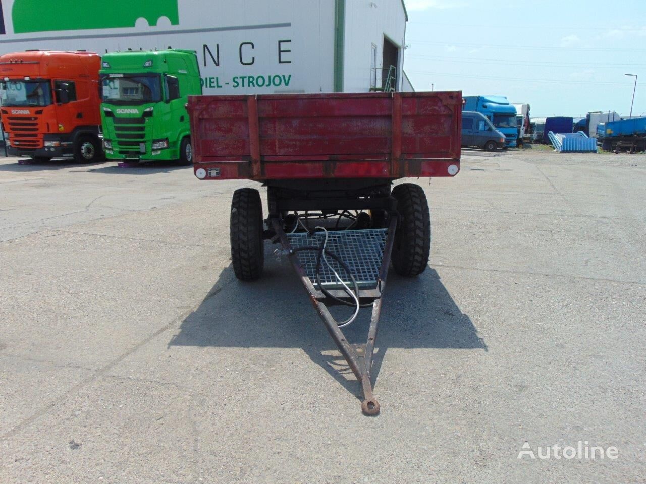 Prívesné vozíky BSS dvojstranný vyklápací príves VIN 089 dump trailer