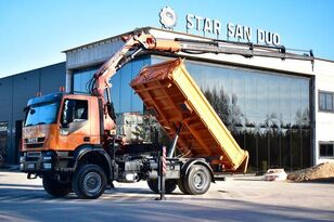 IVECO TRAKKER 4x4 ATLAS 190 EURO 5 Kipper Kran Crane dump truck