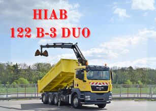 MAN TGS 35.440 * HIAB 122 B-3 DUO / 8x4 dump truck