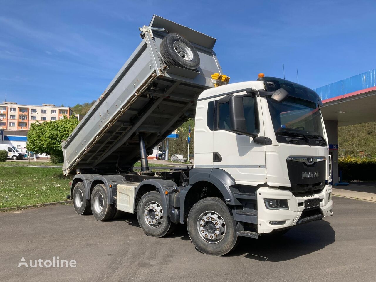 MAN TGS 35.470 Boardmatic 8x4 MAN GUARANTEE dump truck