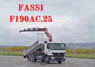 Mercedes-Benz ACTROS 2536 * FASSI F190AC.25 + FUNK * TOP dump truck