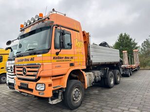 Mercedes-Benz Actros 3351 Tipper + crane Hiab 166 ES 5 6x6 dump truck