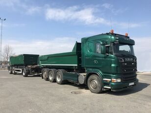 Scania R560  dump truck + dump trailer
