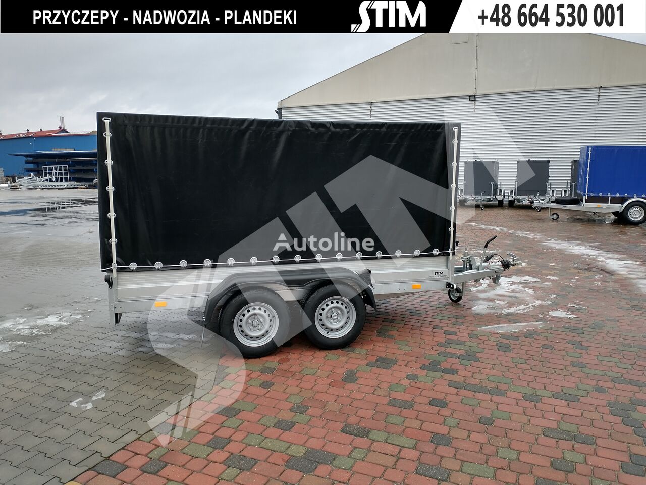 new Stim S22-27/3216 flatbed trailer