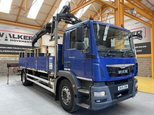 MAN TGM 18.250 *EURO 6* 4X2 18 TONNE BRICK GRAB – 2015 – DK15 ZDM flatbed truck