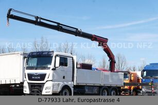 MAN TGX 26.460 Pritsche Kran Retarder Orig.13.400km flatbed truck