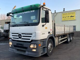 Mercedes-Benz Actros 2646 MP2 Open Box 6x4 EPS V6 Big Axle Good Condition flatbed truck