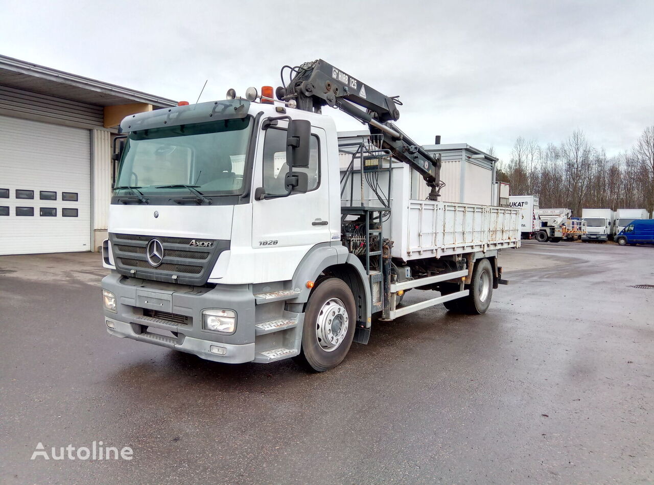 Mercedes-Benz Axor 1828K flatbed truck