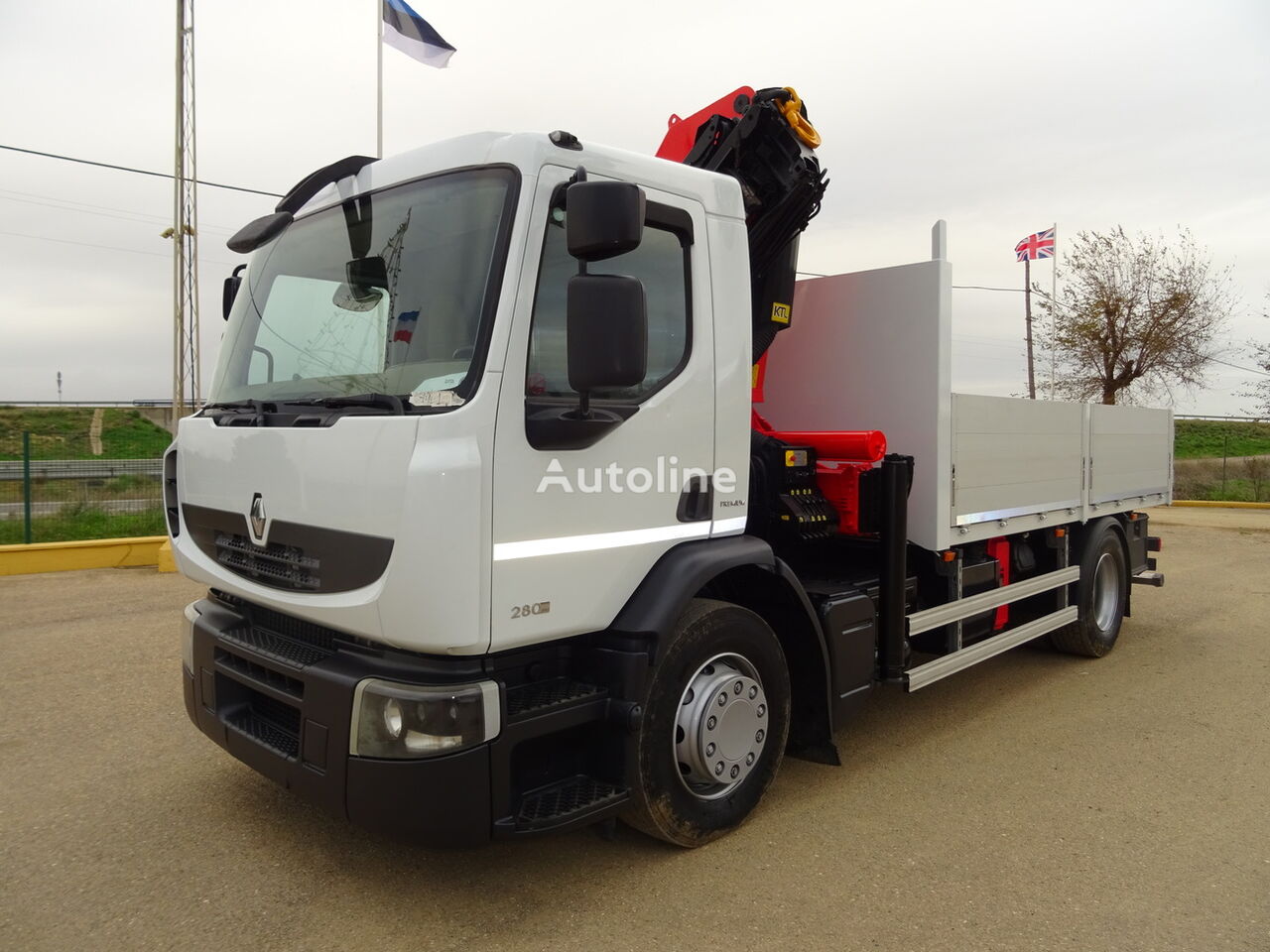 Renault LANDER 320 DXI flatbed truck