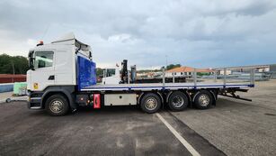Scania R450 flatbed truck