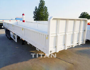 new TITAN Tri Axle Side Wall Semi Trailer for Grain Trasport - W grain semi-trailer