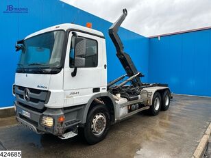Mercedes-Benz Actros 2641 6x4, Steel suspension, 3 pedals, Dalby hook lift truck