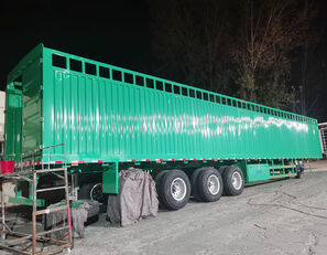 new CIMC 3 Axle Fence Semi Trailer | Fence Cargo Semi Trailer for Sale livestock semi-trailer