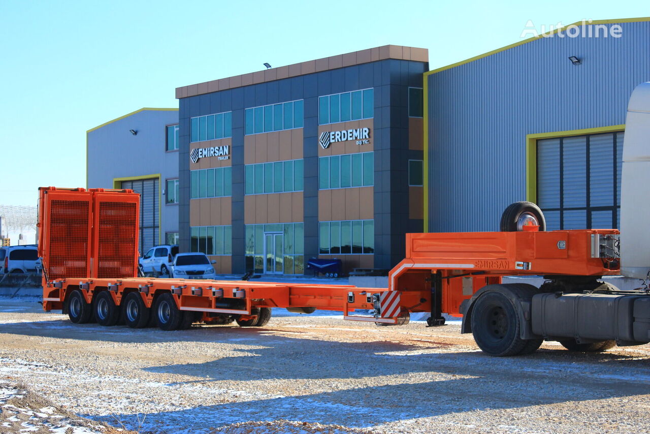 new Emirsan Immediate Delivery From Stock 72 TONS CAPACITY - STEERING AXLE - low bed semi-trailer