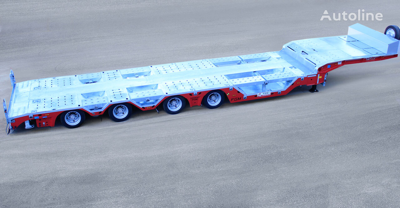 new FGM 38 WL low bed semi-trailer