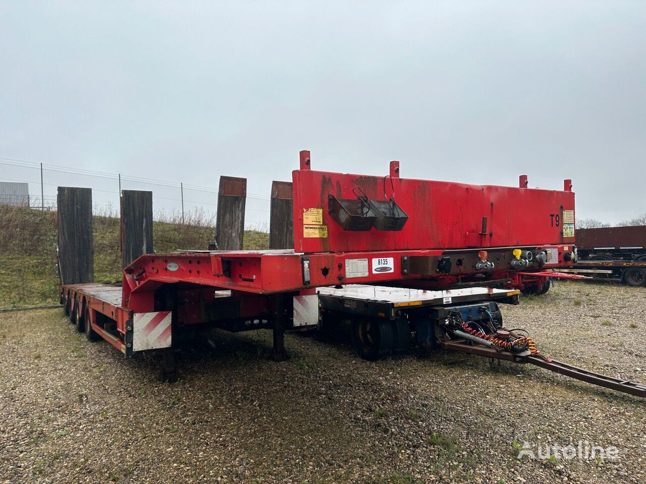 Faymonville Tiefbett/baggermulde/zwangslenkung low bed semi-trailer