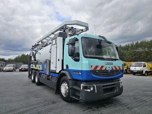 Renault 6x4 WUKO RIVARD RECYTLING for collecting liquid waste combination sewer cleaner