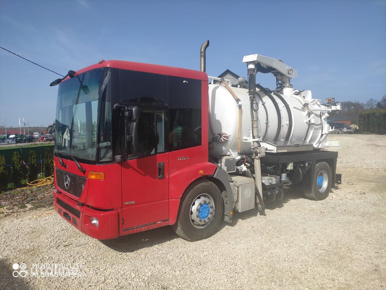 Mercedes-Benz Econic 1828 sewer jetter truck