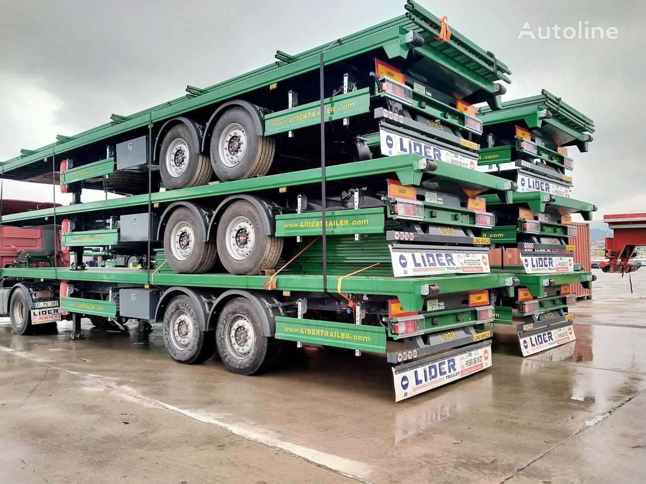 new Lider 2024  MODEL NEW DIRECTLY FROM MANUFACTURER FACTORY AVAILABLE REA platform semi-trailer
