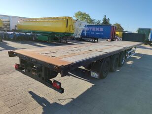 Pacton TXD.339 3-Assen SAF - Schijfremmen - Liftas - KooiAap (O1173) platform semi-trailer