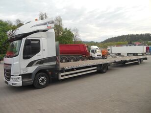 DAF LF 260 FA platform truck + platform trailer