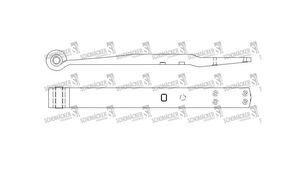 Schmitz Cargobull Schomäcker 2661210 O.E.1062275 1062275 beam spring for trailer