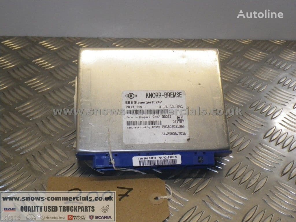 Knorr-Bremse EBS ECU 81.25808-7016 control unit for MAN TGA & ECT truck