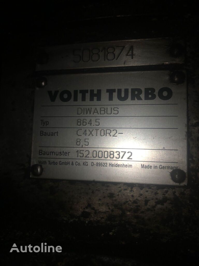 Voith 864.5 C4xtor2-8.5 gearbox for Solaris bus