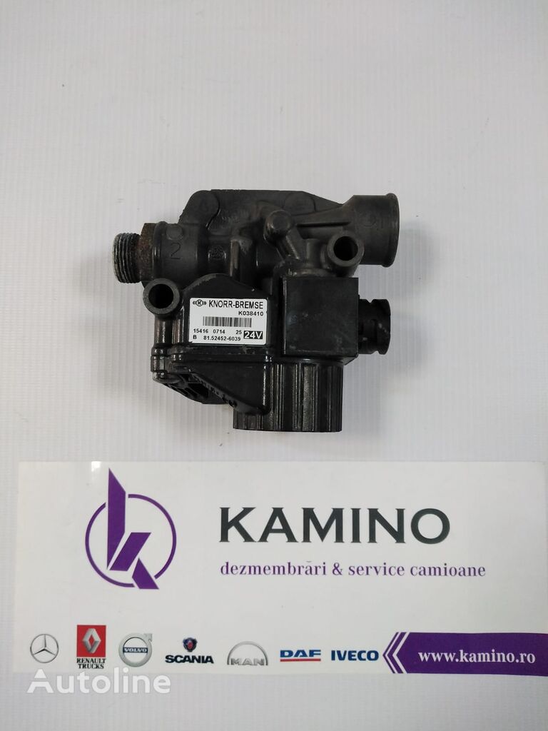 Knorr-Bremse Supapa axa fata MAN Euro 6 81.52452-6039 pneumatic valve for MAN Euro 6 truck tractor