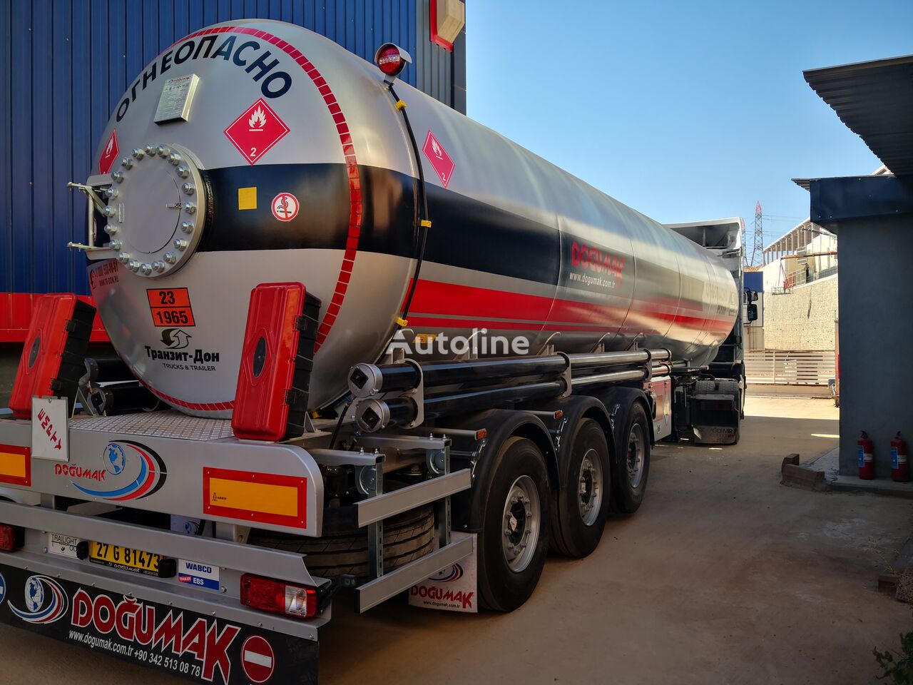 new Doğumak LPG SEMI TRAILERS 48M3 gas tank trailer