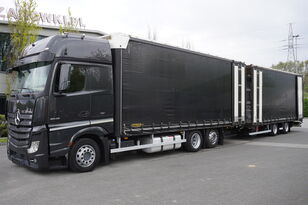 Mercedes-Benz Actros 2545 Bigspace E6 Transit Set 120m3 tilt truck + tilt trailer