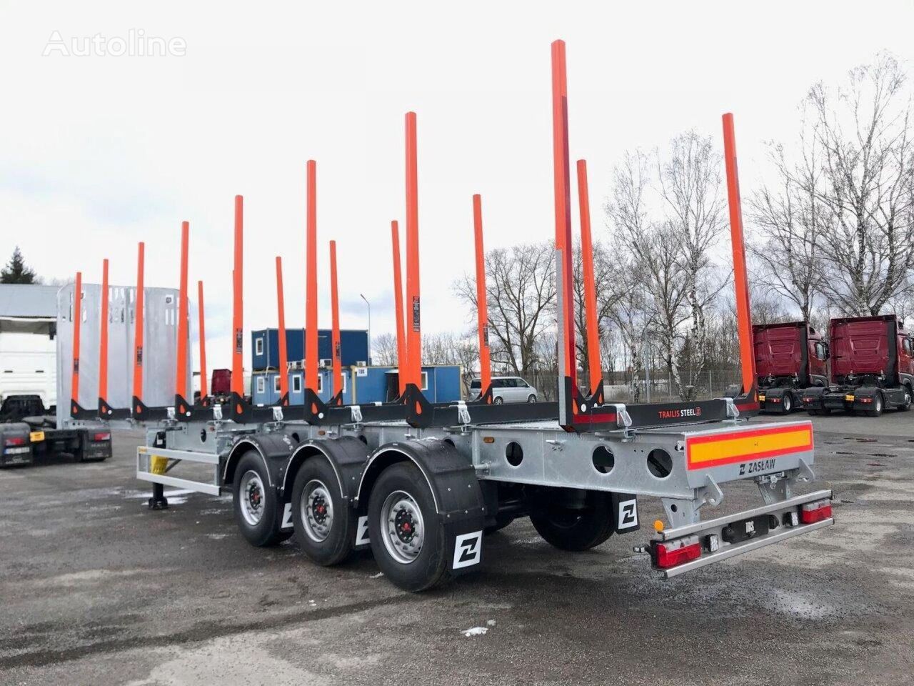 Trailis Zaslaw D-651 timber semi-trailer