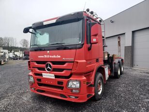 Mercedes-Benz Actros 3360 V8 6X4 LUMBER TRUCK - SPRING SUSPENSION - HIAB 251S8 timber truck