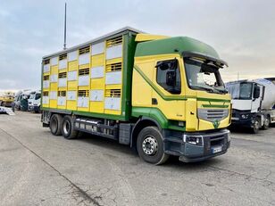 damaged RENAULT PREMIUM 460 livestock truck