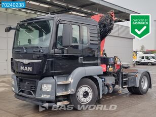 MAN TGS 18.480 4X2 Kran HMF 1820-K6 Manual Navi Retarder Cran Kraan truck tractor