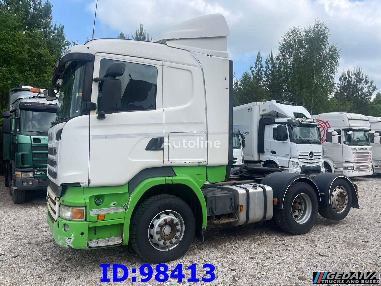 Scania R420 6x2 Manual truck tractor